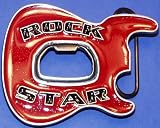 O5 Rock Star Guitar Beer Bottle Opener Belt Buckle
