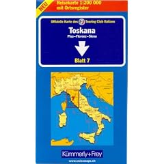 K�mmerly & Frey Karten, Toskana: Tuscany Sheet 7 (1235)