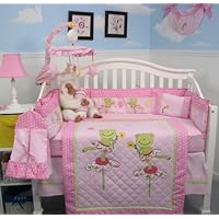 SoHo Twin Froggies Tale Baby Crib Nursery Bedding set 10 Pieces