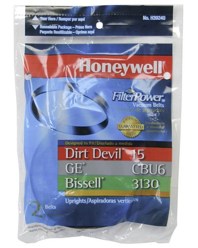 Honeywell H39240 Bissell 3130/Dirt Devil 15/GE CBU6 Replacement Belts
