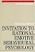 Book Invitation To Rational Emotive Behavioural Psychology (Rational Emotive Behaviour Therapy)