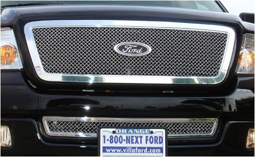 T-Rex HYBRID Series Chrome Edition Billet Grille Insert w/ Billet Framing, for the 2005 Ford F-150