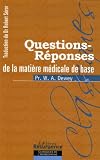 Questions-R�ponses de la Mati�re m�dicale de base