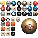 San Francisco 49ers NFL Billiard Balls