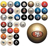 San Francisco 49ers NFL Billiard Balls