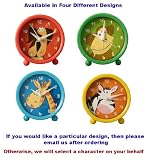 Kids Alarm Clock (Choose from Dog, Monkey, Giraffe and Zebra)