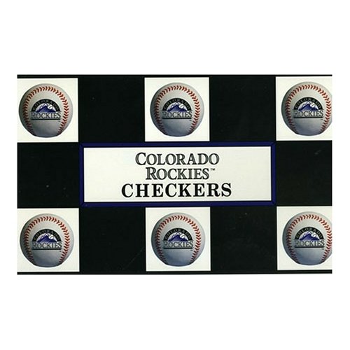 Big League Promotions Colorado Rockies Checkers