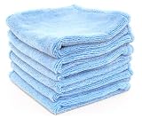 Super Soft Deluxe Microfiber Towels with Rolled Edges, 6 Pack