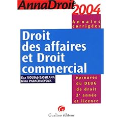 Anna droit 2004 : Droit des affaires et Droit commercial (Annales corrig�es)