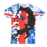 Iron Fist - Men's God Save the Fiend s/s Tee (White/Blue)