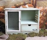 Shabby Cottage Chic Wooden Display Storage Jewelry Box