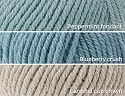 Kokobino CAS1002 Knit Your Own Cashmere Beanie Hat and Socks Knitting Kit (Blueberry Crush, 0-12 Months)