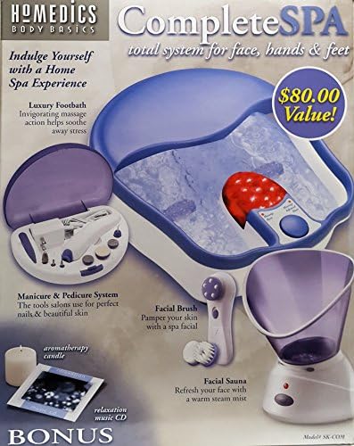 Homedics Complete Spa total system for face, hands & feet