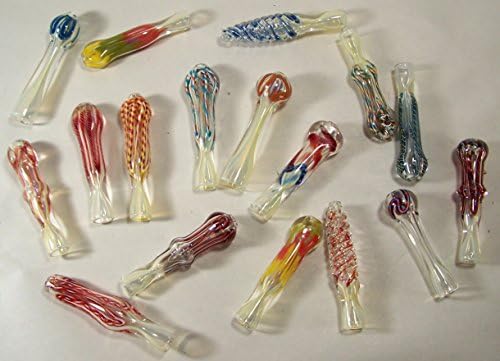 Groovy 4" Hand Blown Color Glass Chillum