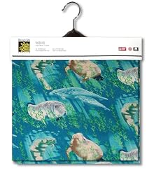 Manatee Fabric 2yds 54 in Wide Manatees 100% COTTON Sewing Material For Quilt Apparel or Projects 100% COTTON Sewing Material For Quilt Apparel or Projects- Top Rated Quality 22% more FABRIC than 44 in width