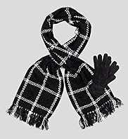 Check Scarf & Gloves Set Check Scarf & Gloves Set
