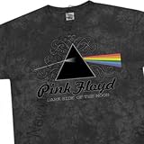 Image of Best price Pink Floyd T-Shirt, Dark Side Vintage Super Quality Charcoal Tie Dye, XX-Large Today