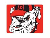 NCAA Georgia Bulldogs White Bulldog Mascot Full Color Print Deskpad