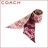 100% Authentic Coach Pony Tail, Bag Scarf, 100% Silk Pink