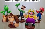 Furuta Super Mario Figure Mario Luigi Donkey Kong Wario Yoshi ( Tiny Mini Figure )