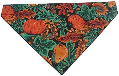 BAD DOG Bandanas Pumpkin Patch, Large (20" Adjustable)