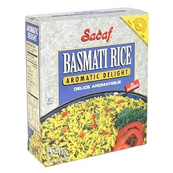 Sadaf Basmati Rice Aromatic Delight, 6-Ounce Box, (Pack of 12)