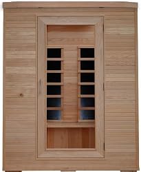 3 Person Sauna Cedar Carbon *Made in the USA* Dry Heat FAR Infrared Portable Detox - Lifetime Warranty