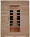 3 Person Sauna Cedar Carbon *Made in the USA* Dry Heat FAR Infrared Portable Detox - Lifetime Warranty