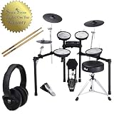 Roland TD4KX2 V-Drums Electronic Kit with Headphones Throne and Pedal