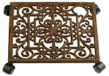 Esschert Design Plant Trolley Cast Iron Square