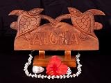 WELCOME SIGN ALOHA W/ TURTLE - TIKI BAR DECOR