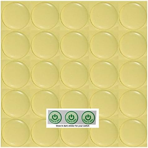 Smart Epoxy Sticker 313-piece Epoxy Stickers for Bottle Cap Pendants, 1-inch, Clear