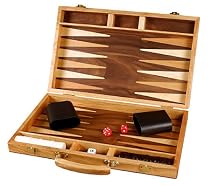 Deluxe All Wood Backgammon Set - 15"