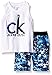 Calvin Klein Little Boys' 2 Piece Swim Set Tank Top and Printed Swim Short