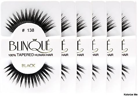Blinque False Eyelashes 6 Pairs Eyelashes - (Same factory &amp; production line as Red Cherry) (138)