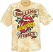 Liquid Blue Rolling Stones Tattoo You Classic Men's T-Shirt, Beige L