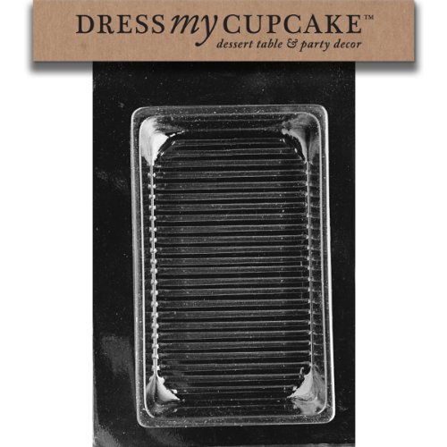 Dress My Cupcake DMCD067BSET Chocolate Candy Mold, Medium Pour Box Bottom, Set of 6