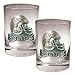 Tampa Bay Buccaneers NFL 2pc Rocks Glass Set - Helmet logo
