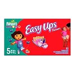 Pampers Easy Ups Value Pack for Girls, Size 5, 80-Count Box