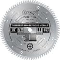 Freud LU77M010 10" Diameter x 80T TCG Thin Kerf Non-Ferrous Metal Carbide-tipped Saw Blade with 5/8" Arbor (.091 Kerf)