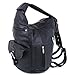 Leather and Non-Leather Trim Shoulder Bag
