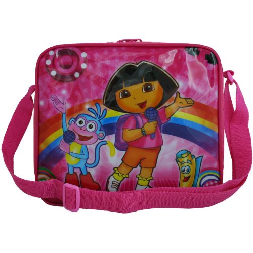 Dora The Explorer Theme Lunch Bag with Snack Box & Water Bottle
