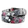 GENUINE LEATHER SNAP ON BELT WITH A DETACHABLE BUCKLE FITS ANY KIND OF BUCKLE