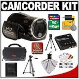 Bell and Howell DNV900 HD 1080p High Definition Zoom Touch Digital Video Camcorder with Infrared Night Vision + 8GB Card + Battery + Case + Tripod + Accessory Kit