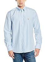 POLO CLUB CAPTAIN HORSE ACADEMY Camisa Hombre Gentle White Trend Top (Azul Celeste)