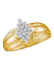 0.15CT DIAMOND CLUSTER RING