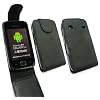FLASH SUPERSTORE SAMSUNG S5660 GALAXY GIO PREMIUM PU LEATHER FLIP CASE/COVER/POUCH BLACK