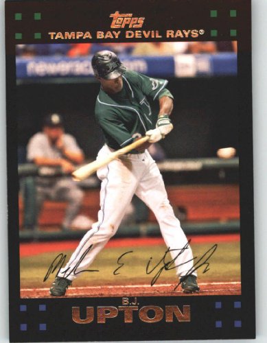 2007 Topps #185 B.J. Upton - Tampa Bay Devil Rays (Baseball Cards)