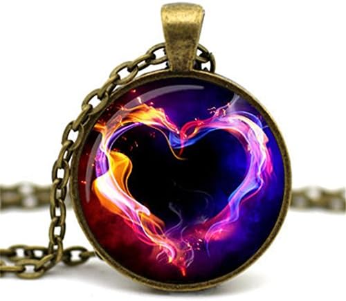 Jewelryfinds Korean Student Couples Fashion Creative Circle Pendant Necklace