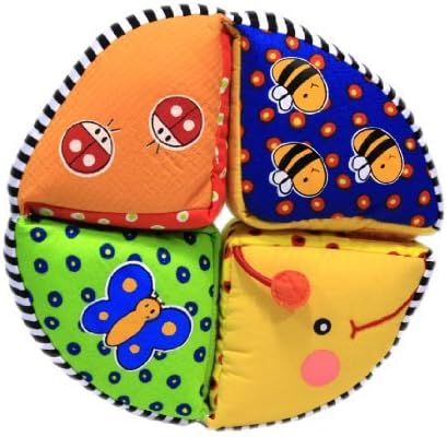 Kreisraupe, Softspielzeug für Babys ab 6 Monate, Stoffspielzeug by Lrndo